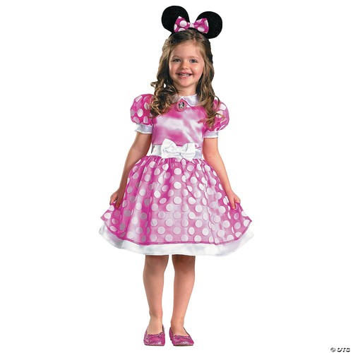Costume classico rosa minnie - classico,